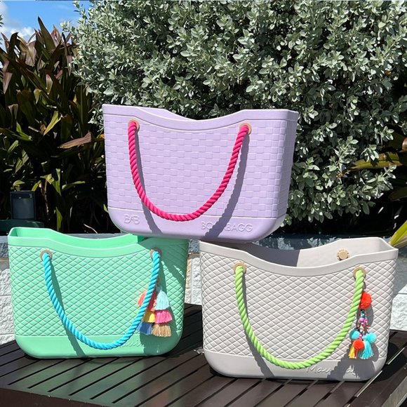 BocaBagg (LIlac) Large EVA Tote Bag-Like Bogg Bag - Picture 5 of 6